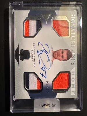 2020-21 The Cup - Connor McDavid - Signature Uni's - #1/35 front